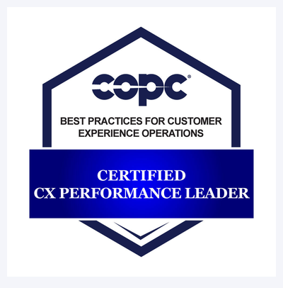 Badge COPC Certified CX Performance Leader